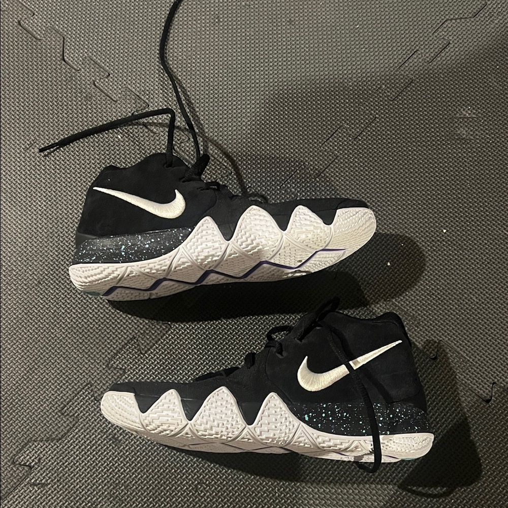 Nike Kids Black and White kyrie High-Top Sneakers